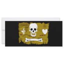 Jolly Roger Map #2 Rack Card Design