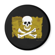 Jolly Roger Map #3 magnets