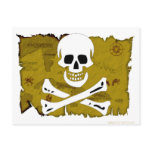 Jolly Roger Map #3 postcards