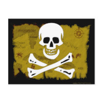 Jolly Roger Map #3 Postcards