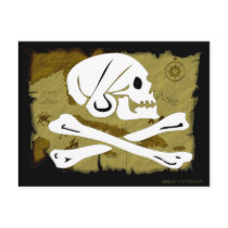 Jolly Roger Map #4 Postcards