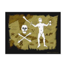 Jolly Roger Map # 5 Postcard