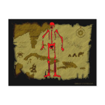 Jolly Roger Map #6 Postcards