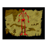 Jolly Roger Map #6 Postcards