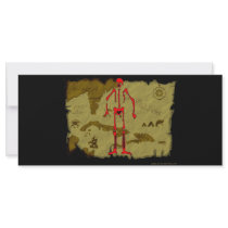 Jolly Roger Map #6 Full Color Rack Card