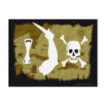 Jolly Roger Map #7 Postcards