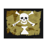 Jolly Roger Map  #9 postcards