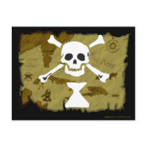 Jolly Roger Map  #9 Post Cards