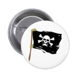 Jolly Roger Pirate Flag Buttons