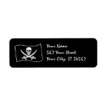 Jolly Roger Pirate Label