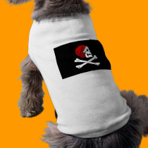 Jolly Roger Pirate Pet T-shirt pet clothing