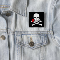 Jolly Roger (Rose)Button