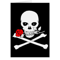 Jolly Roger (Rose)Notecard