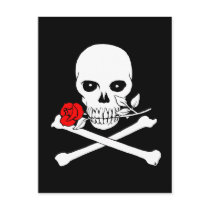 Jolly Roger (Rose)Postcard