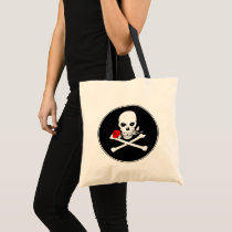 Jolly Roger (Rose)Tote Bag