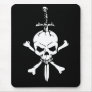 Jolly Roger Skull with Knife Mousepad