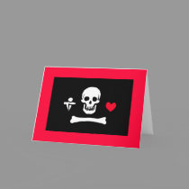 Jolly Roger Valentine cards