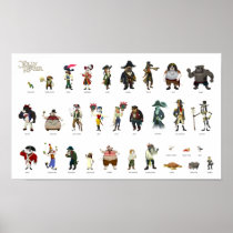 Jolly Rover Characters Poster
