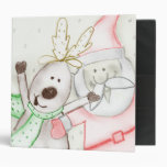 JOLLY SANTA AND REINDEER BINDERS