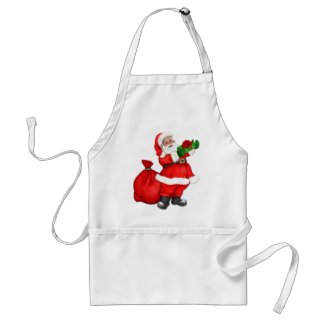 Jolly Santa Claus apron