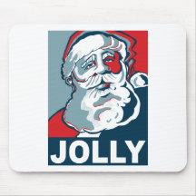 Jolly Santa Mousepads