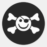 Jolly Smiley Round Sticker
