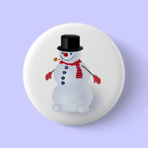 Jolly Snowman  Button buttons