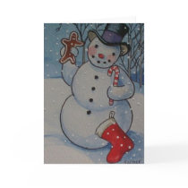 Jolly Snowman Card