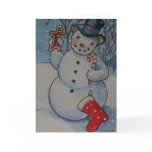 Jolly Snowman Card