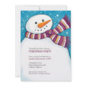 Jolly Snowman | Kids Christmas Party Invitation