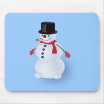Jolly Snowman Mousepad