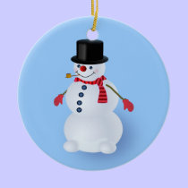 Jolly Snowman Ornament ornaments