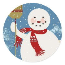 Jolly Snowman Sticker by disgustedcats Jolly Snowman Sticker
