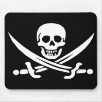 JollyRoger mousepads by Libertymaniacs JollyRoger mousepads