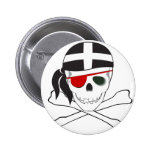 JollyRoger wearing Cornish Flag Pinback Buttons