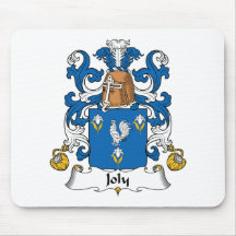 Joly Family Crest Mouse Mats