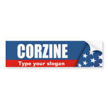 JON CORZINE Election Gear bumper stickers