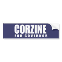 JON CORZINE Election Gear bumper stickers by ElectionGear JON CORZINE Election Gear bumper stickers
