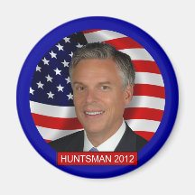 Jon Huntsman 2012 Fridge Magnet