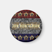 Jon Huntsman Stars and Stripes Fridge Magnets