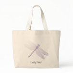 JON Tote Bag Lavender Dragonfly