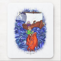 Jonah and the Big Fish mousepads by SherryHolderHunt Jonah and the Big Fish mousepads