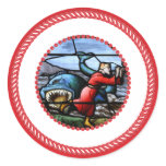 Jonah and Whale Jesse Tree Sticker