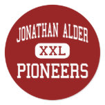Jonathan Alder - Pioneers - High - Plain City Ohio stickers