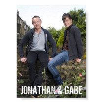 JONATHAN & GABE POSTER posters by callinglongdistance JONATHAN & GABE POSTER posters