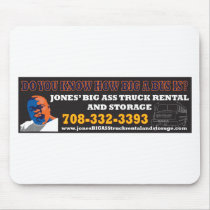 Jones Big Ass Truck Rental and Storage Mousepad