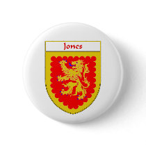 Jones Coat of Arms/Family Crest, England & Ireland buttons