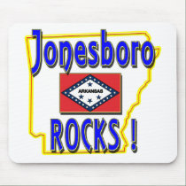 Jonesboro Rocks ! (blue) mousepads