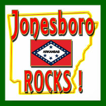 Jonesboro Rocks ! (red) posters
