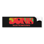 Jonk Skateboards Bumper Sticker